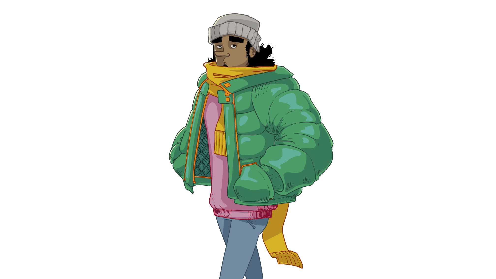 20-year-old Matthias works at the scenic restaurant across the river. As a trans man grappling with dysphoria, being a medium feels especially alienating. He applied for a job at the C.R.E.E.P. complex hoping to get better access to ways to defend himself against the body-snatchers. He views his supernatural gifts as curses because of the horrifying risk of possession. Earning his trust will not be easy.